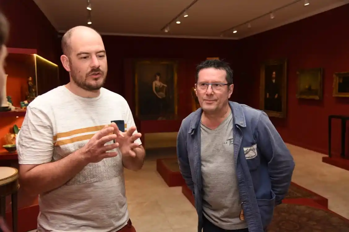 Dominique Chambriard y Quentin Fesselet, los cuchilleros franceses que visitaron Tandil.