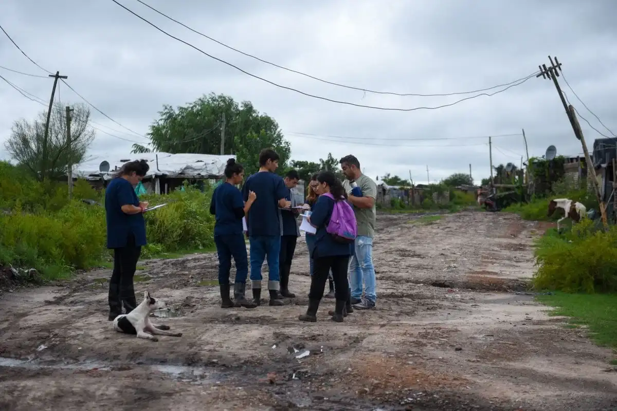 Pusieron en marcha un plan de prevención sanitaria animal ante eventuales crecidas del río
