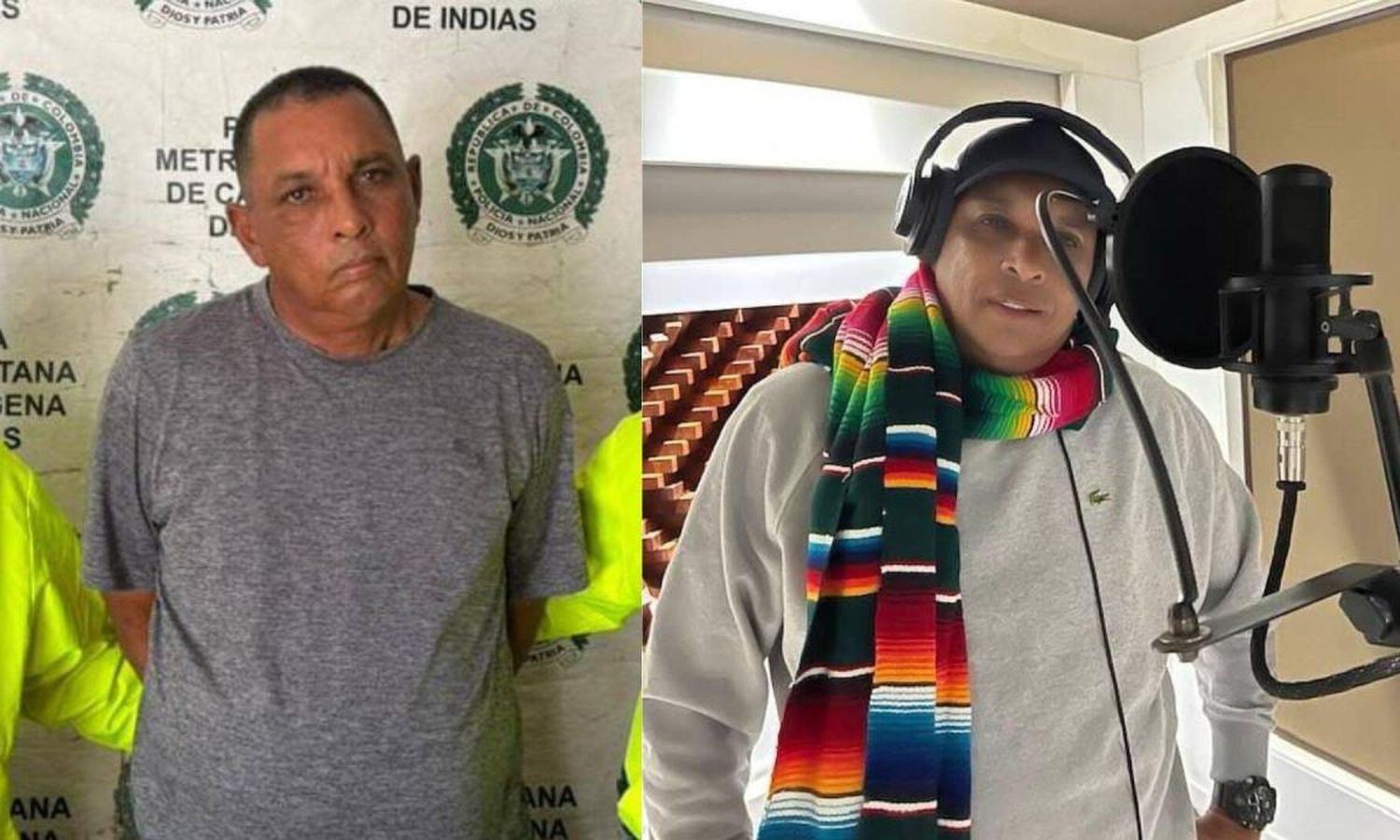 Cantante vallenato capturado por narcotráfico