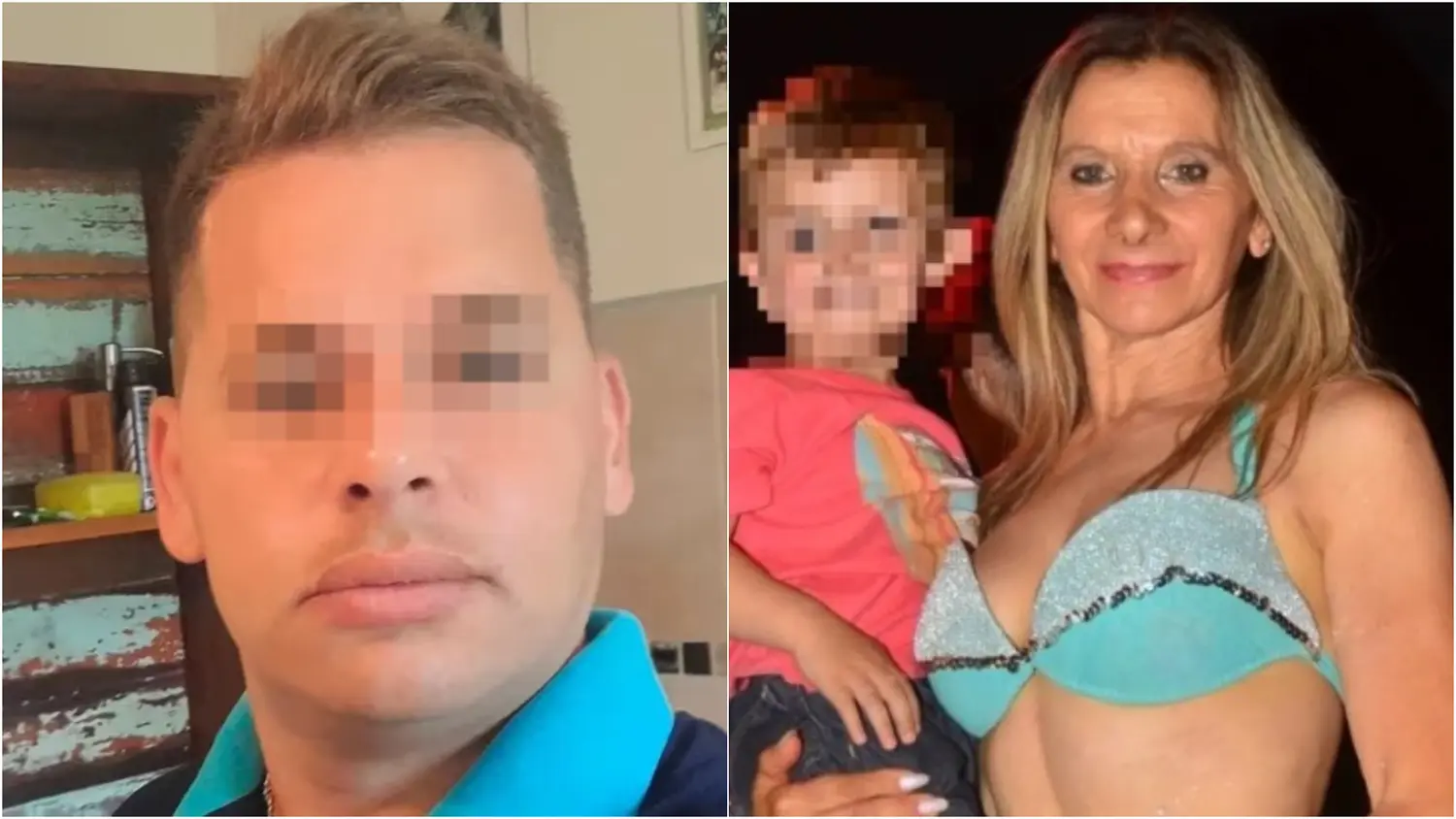 Nataniel Thierry Schouten, el imputado y Marcela Costilch, la mujer asesinada. Fotos: Infobae y Clarín