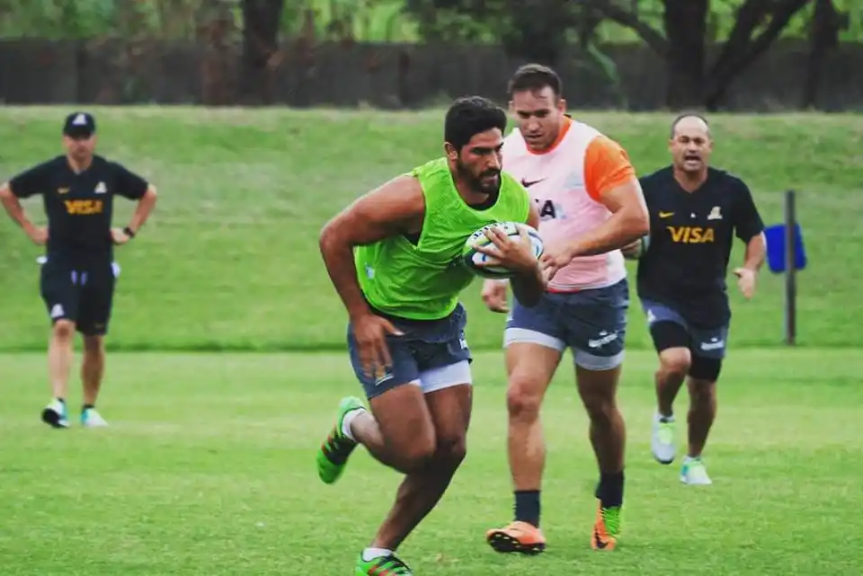 Rodrigo Bruni, en el  plantel de la Currie Cup