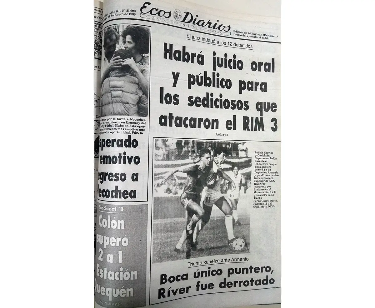 Domingo 29 de enero de 1989