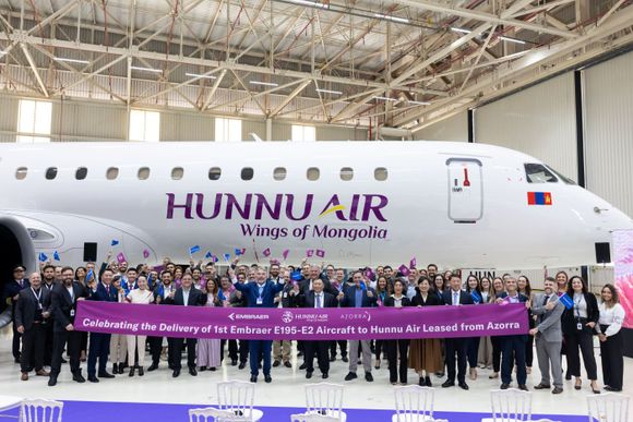 Hunnu Air lanza vuelos regulares entre Ulán Bator y Pekín con Embraer E195-E2