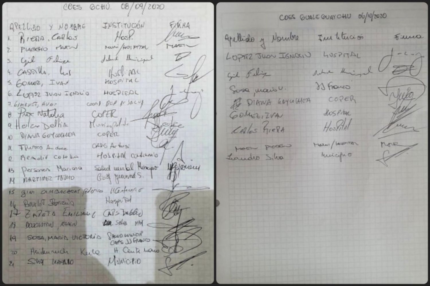 Un mes atrás, más de 20 participantes. El último martes, solo ocho.
