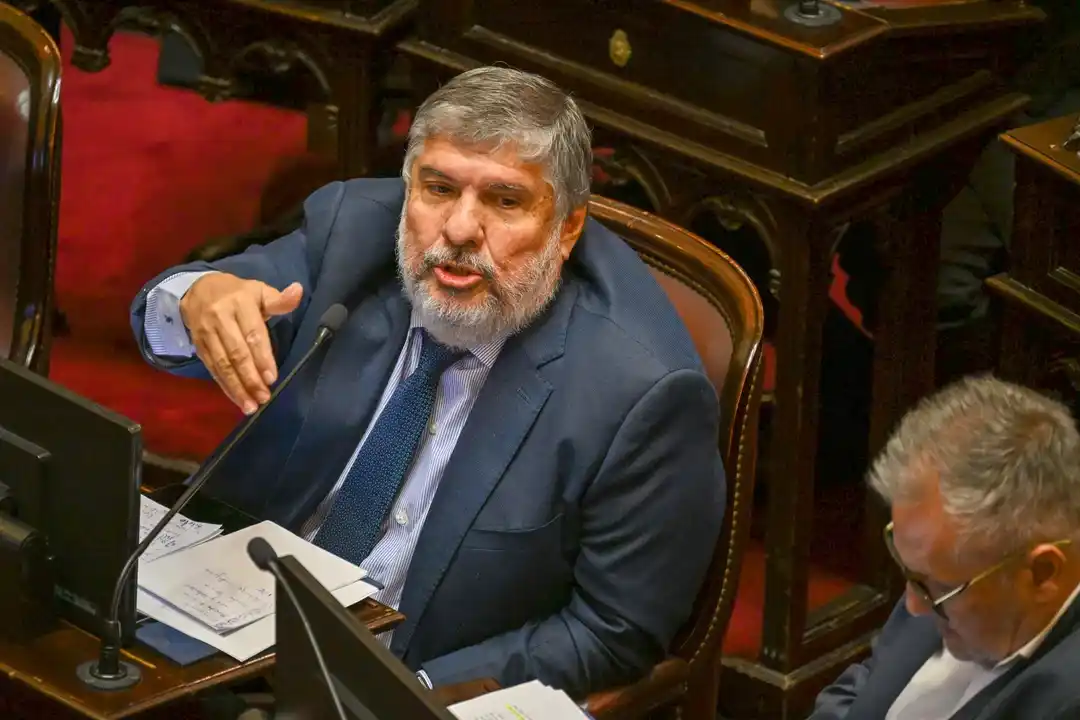 El jefe del interbloque peronista del Senado, José Mayans. Agencia NA: JUAN FLOGIA