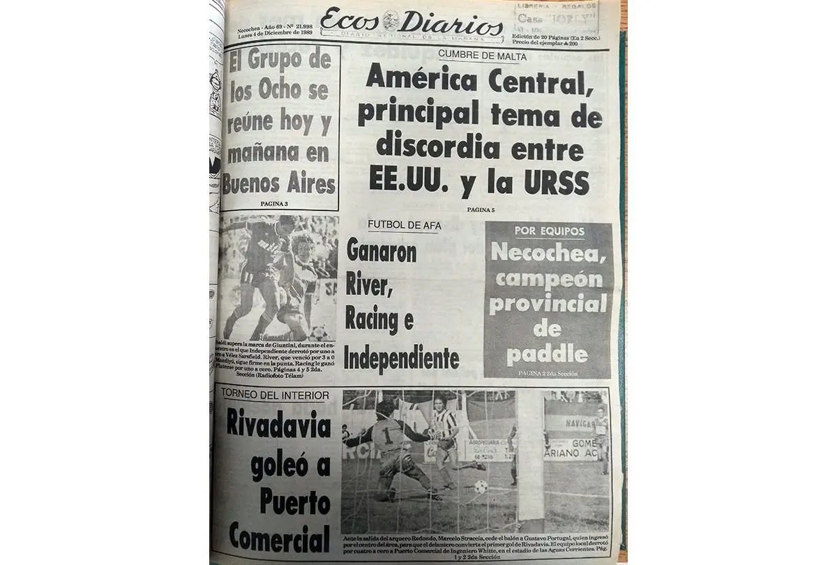 Lunes 4 de diciembre de 1989