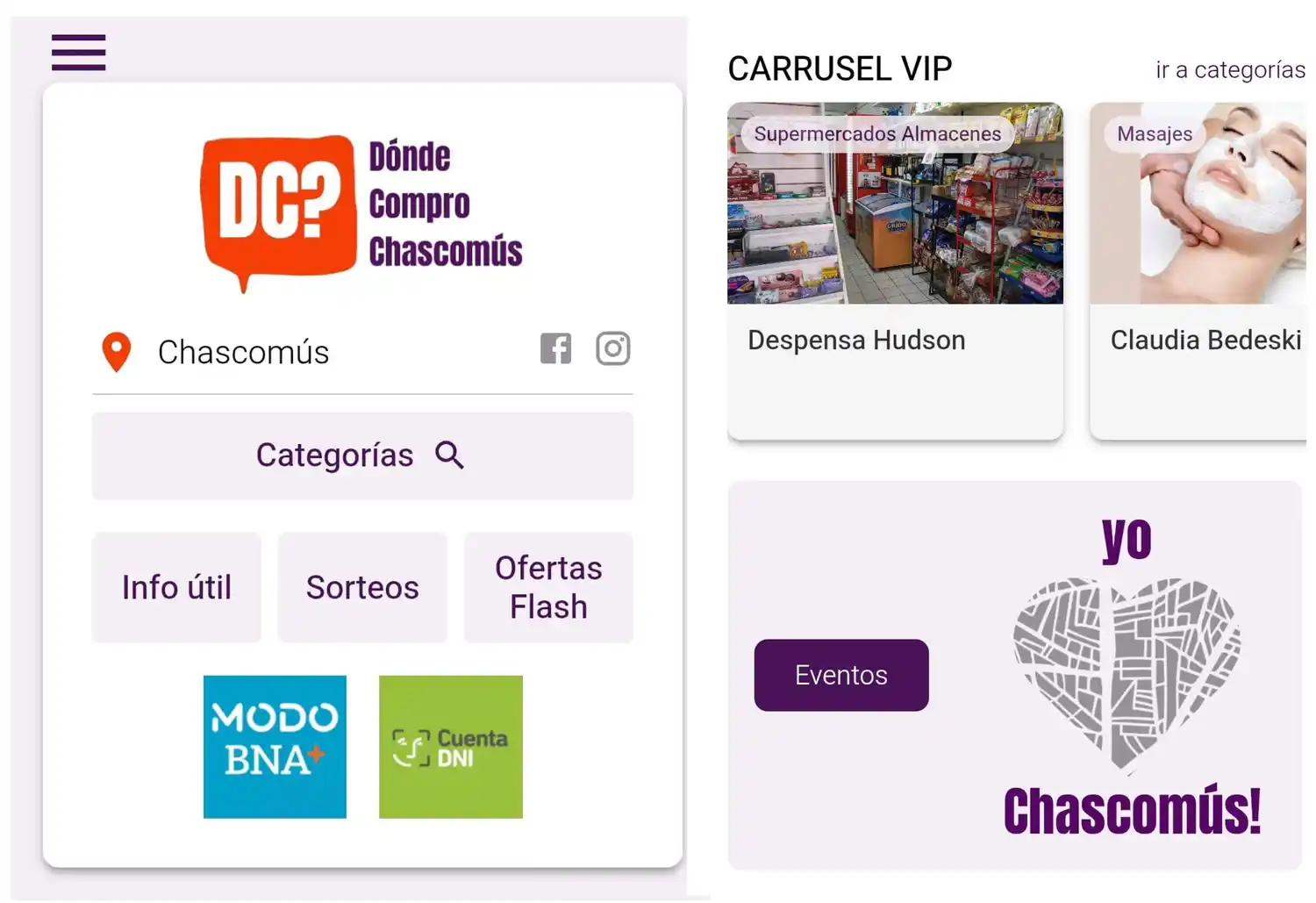 La app “Dónde Compro Chascomús” sortea $100.000 mensuales y ofrece descuentos para nuevos negocios