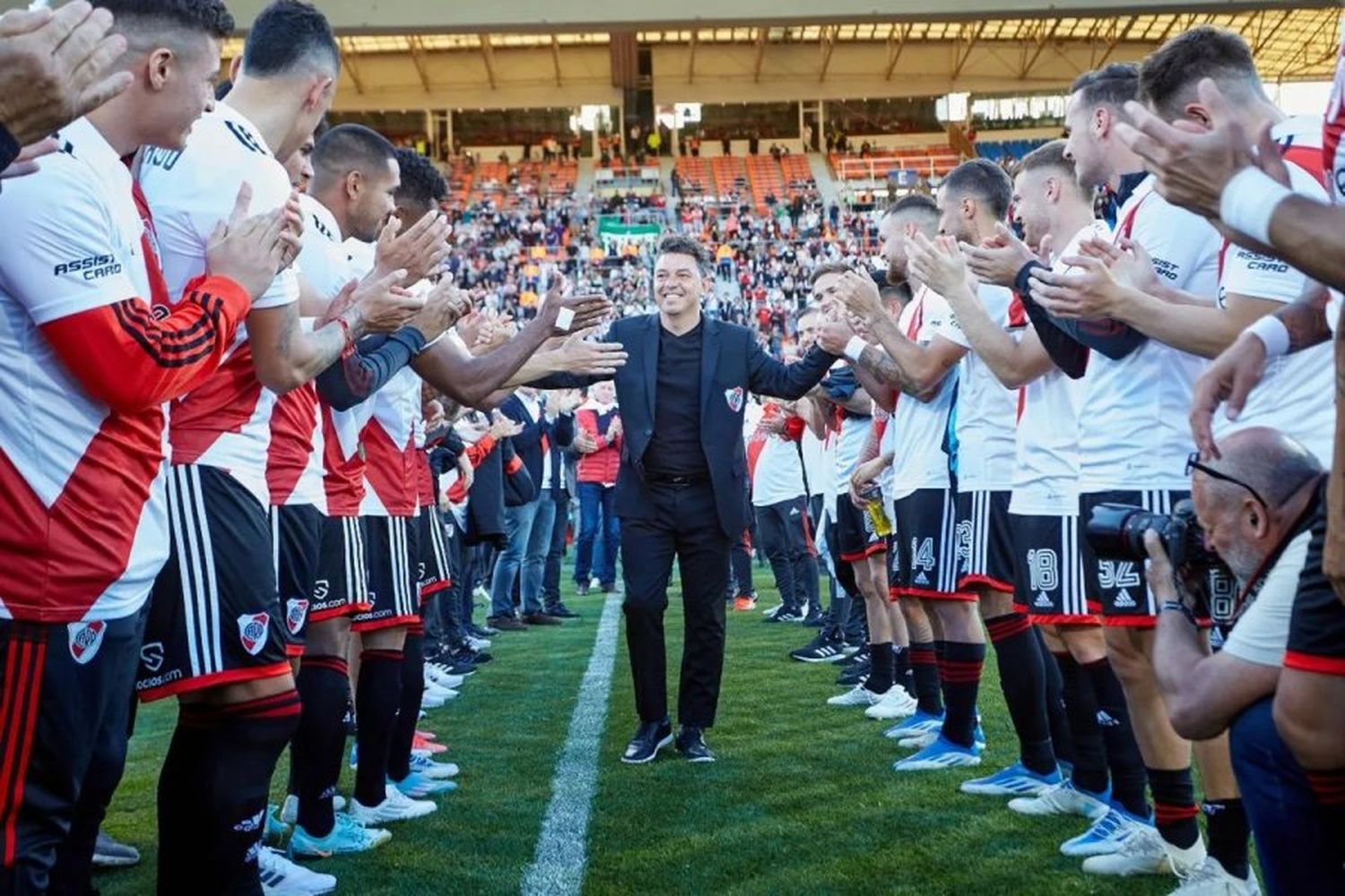 River goleó al Betis en la despedida de Gallardo 