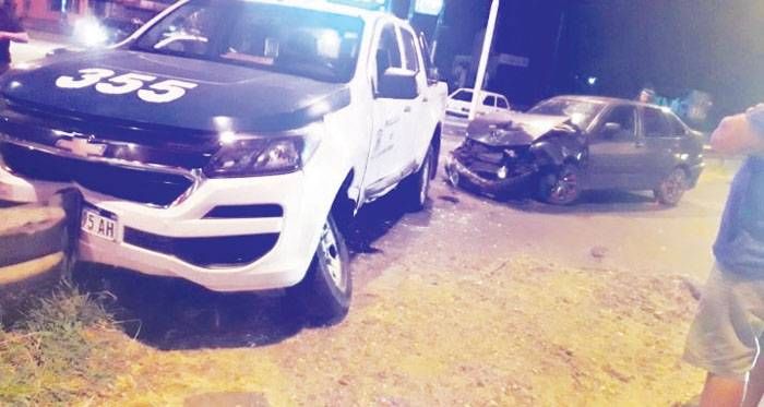 Robo y huida en la Ruta 14: Los sospechosos chocan a un móvil policial