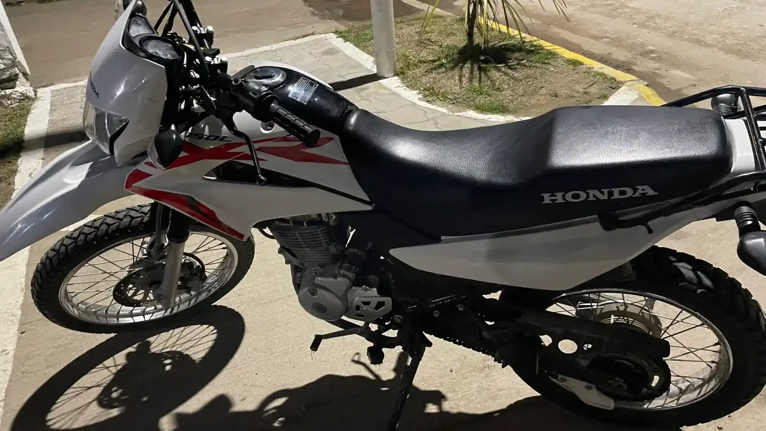 La moto secuestrada