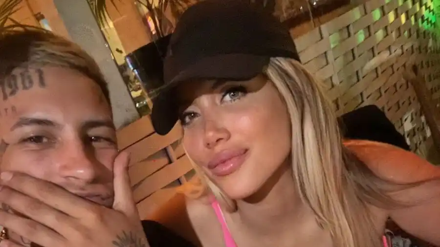 Wanda Nara y L-Gante, inseparables en España