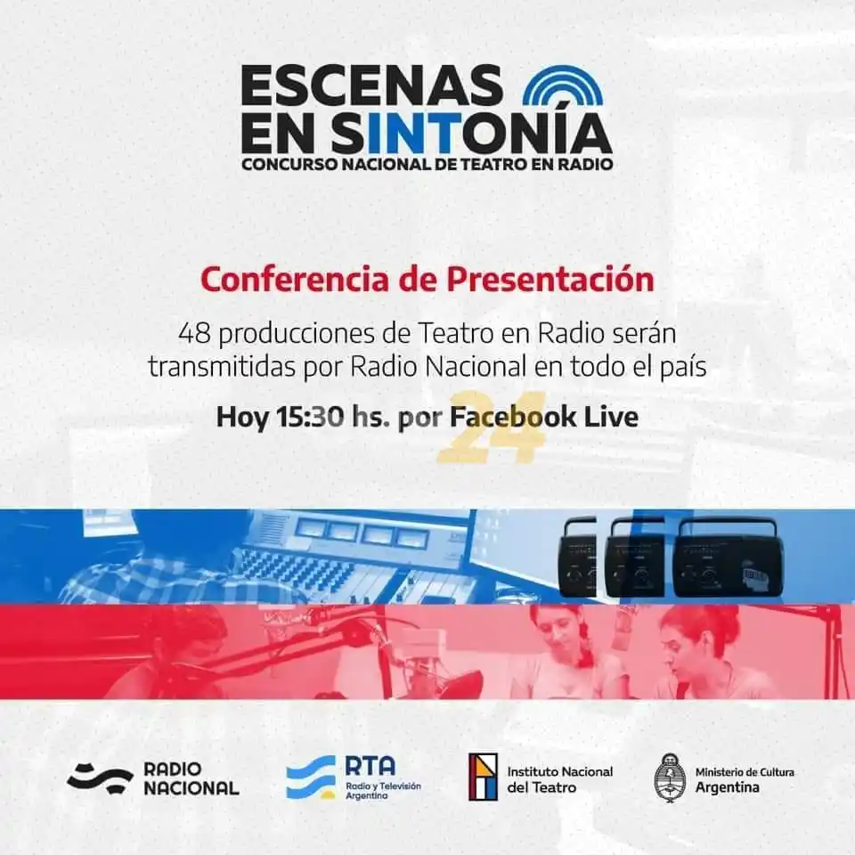 Concurso Nacional de Teatro en Radio “Escenas en Sintonía”