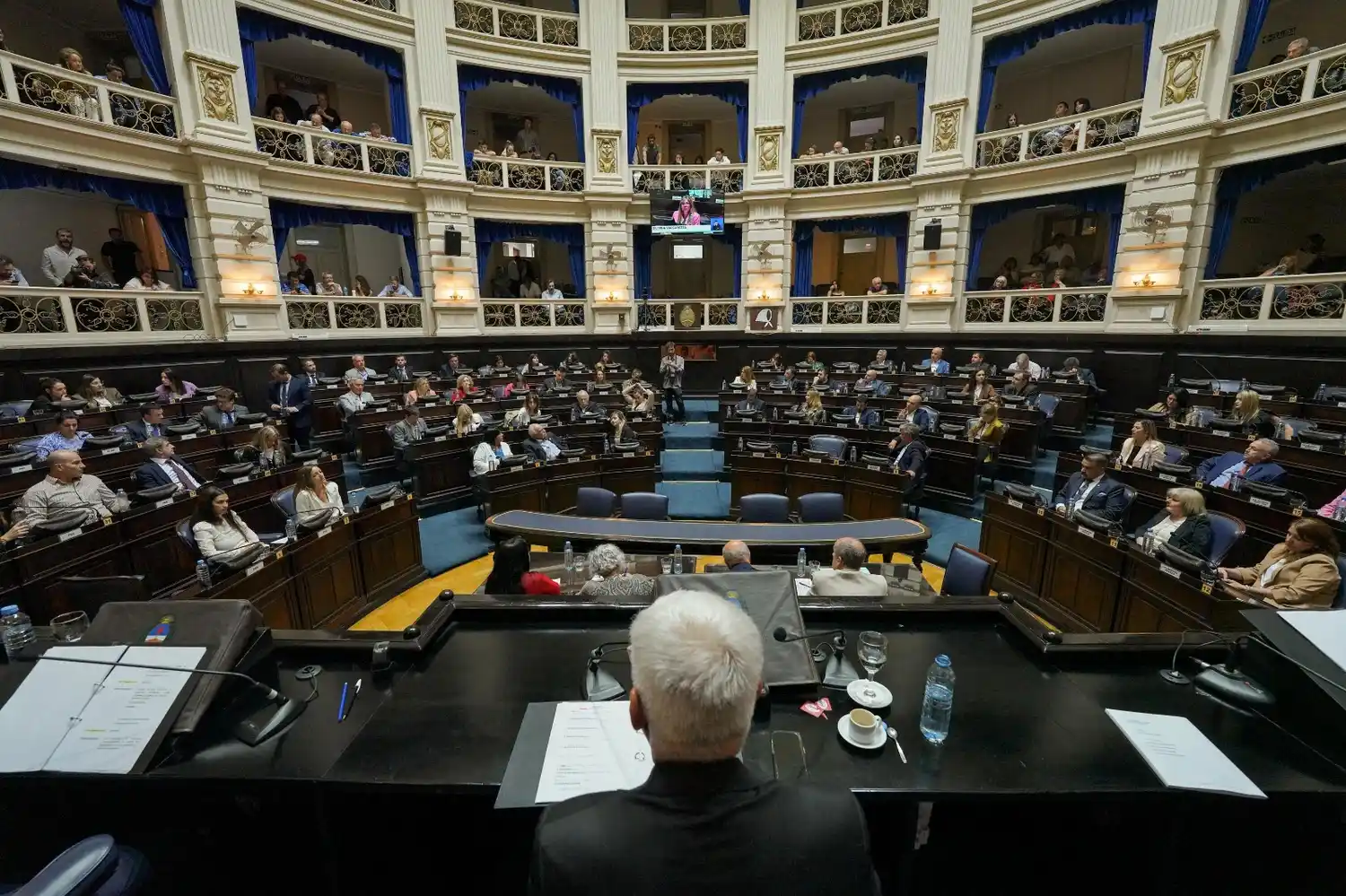 Primera sesión extraordinaria de la cámara de Diputados de la Provincia.
