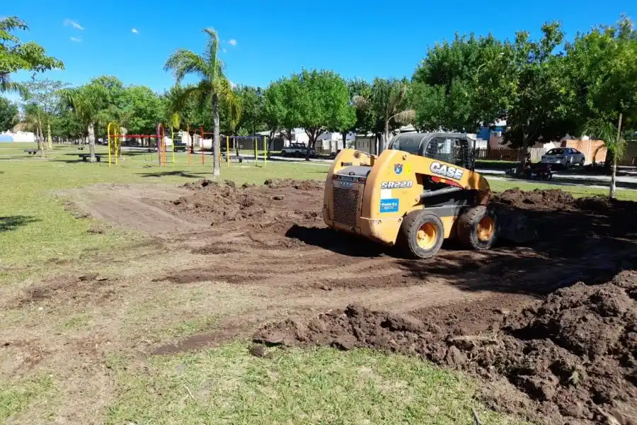 Inicio de obras en la Plaza Progreso