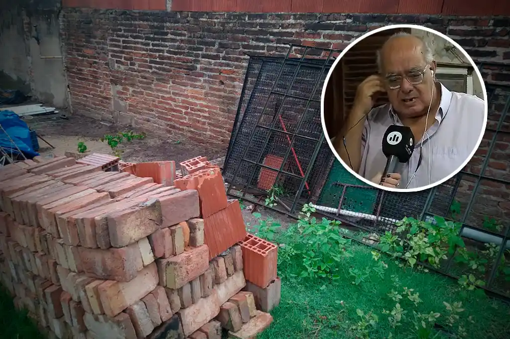 Amor por el otro a cambio de nada: un vecino busca reconstruir un parrillero comunitario para que usen a beneficio los vecinos