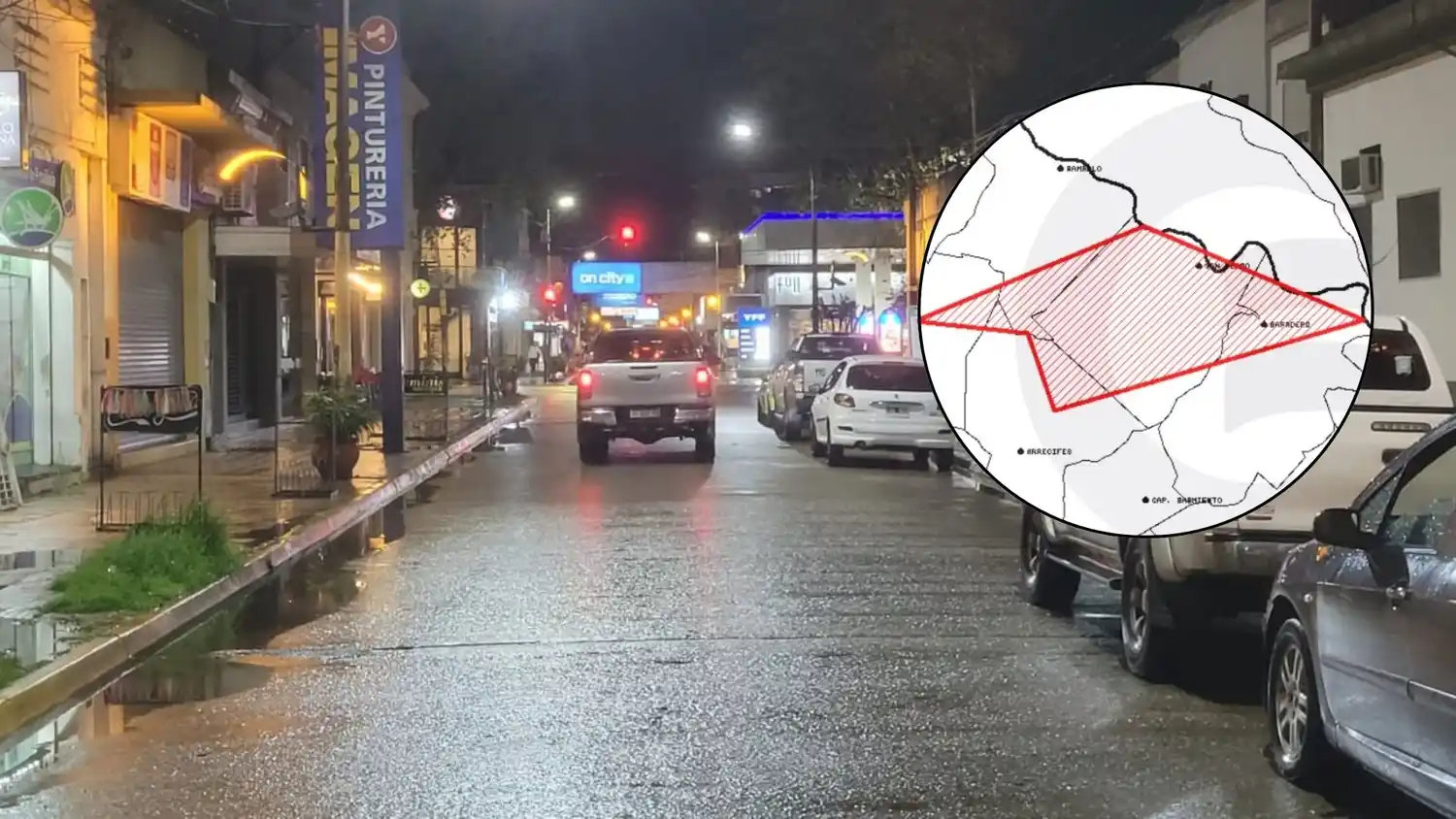 La alerta a corto plazo es por tormentas fuertes y lluvias intensas.