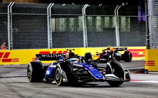 Colapinto se prepara para el GP de Estados Unidos.
