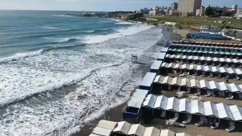 Así creció el nivel del mar en Punta Mogotes
