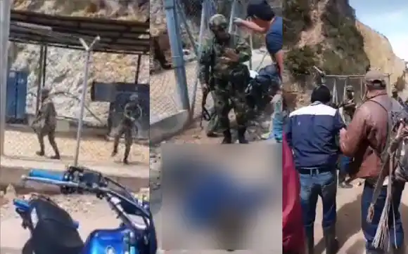 ¡SOLDADO MATÓ A UN MINERO! Uniformados dispararon a trabajadores de una mina en Santander (+ video)