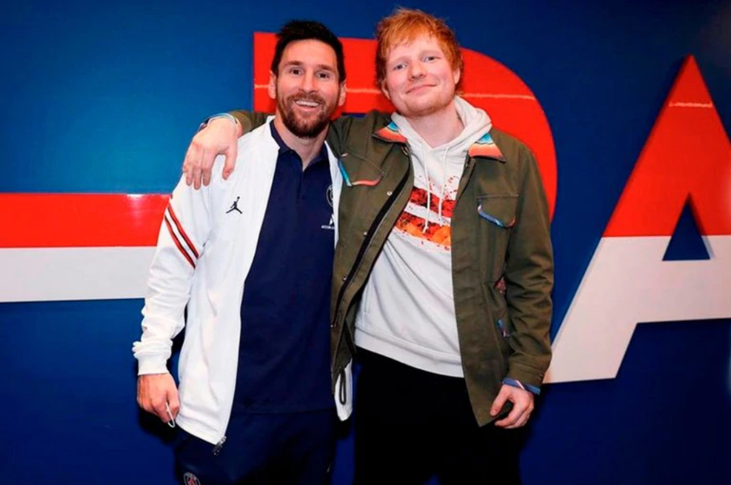 El posteo de Lionel Messi junto a Ed Sheeran revolucionó las redes