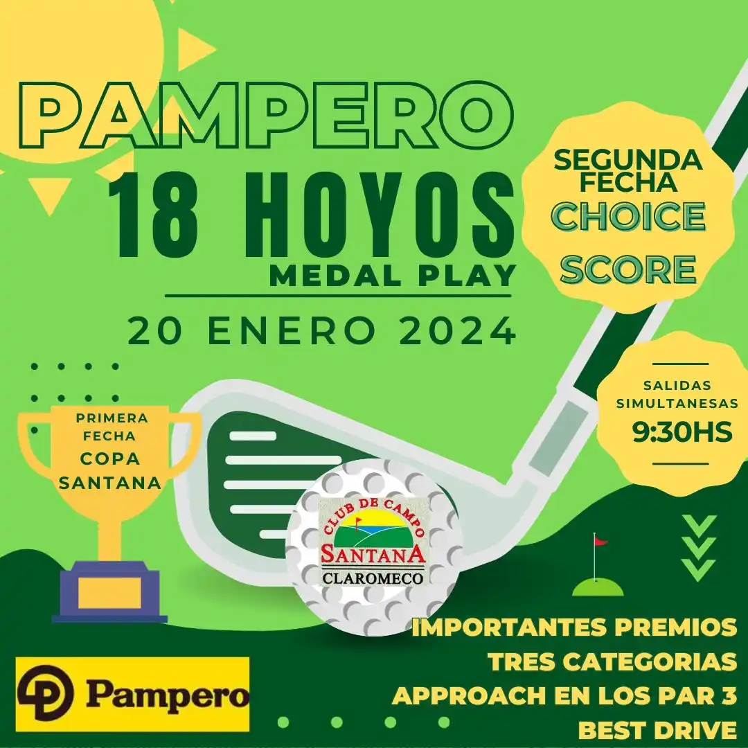 Golf en Santana este sábado por la mañana