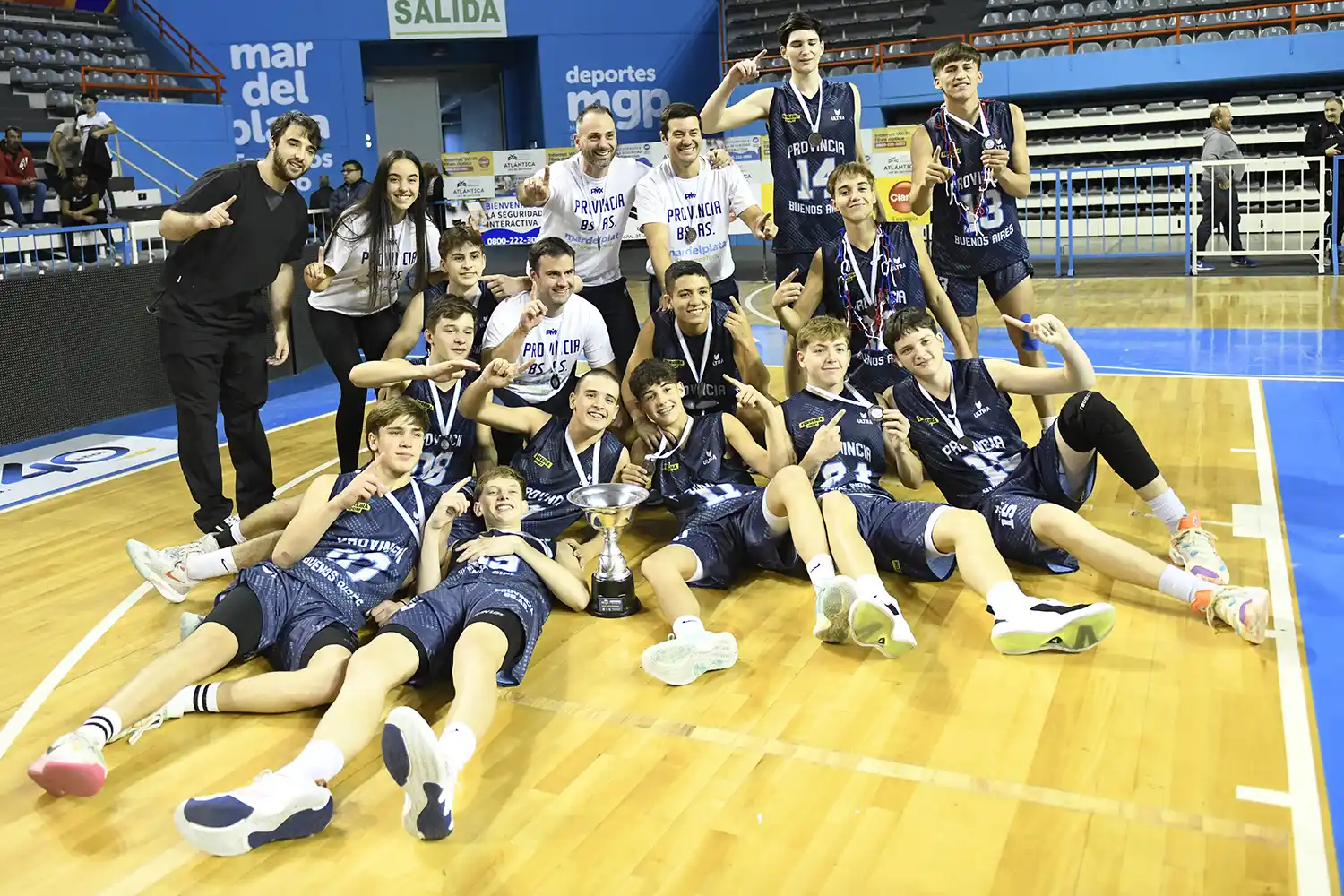 Buenos Aires, con dos marplatenses, se consagró campeón del Argentino U15