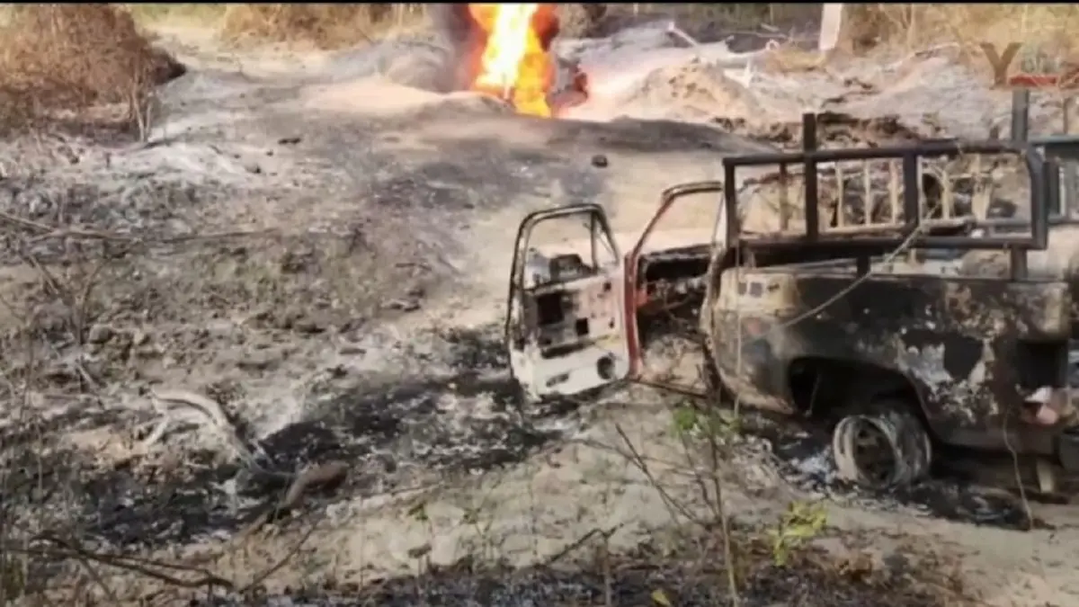 DOS MUERTOS deja explosión de oleoducto de PDVSA en Yaracuy