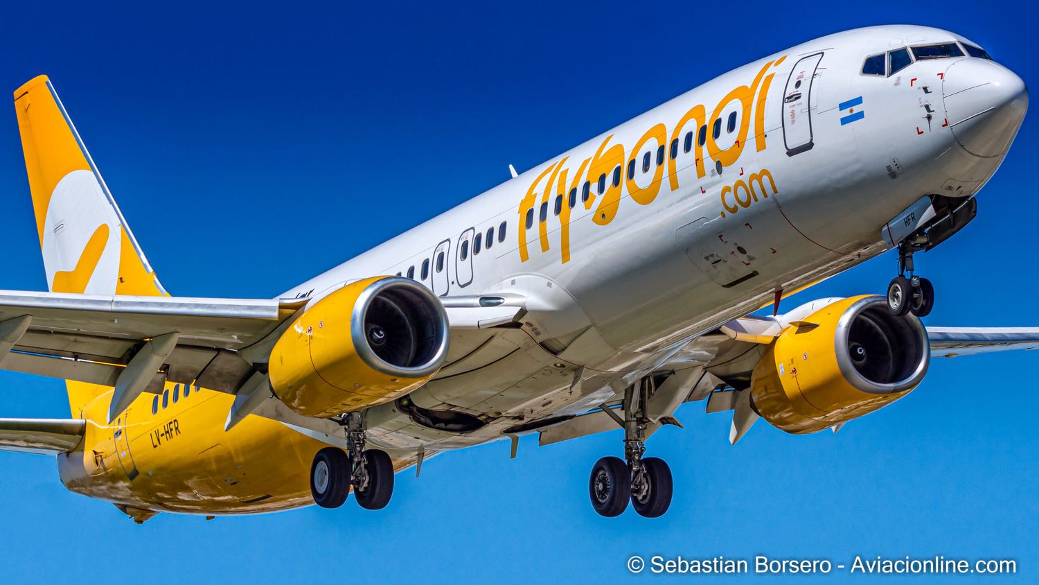 Flybondi confirma la llegada de un quinto Boeing 737-800