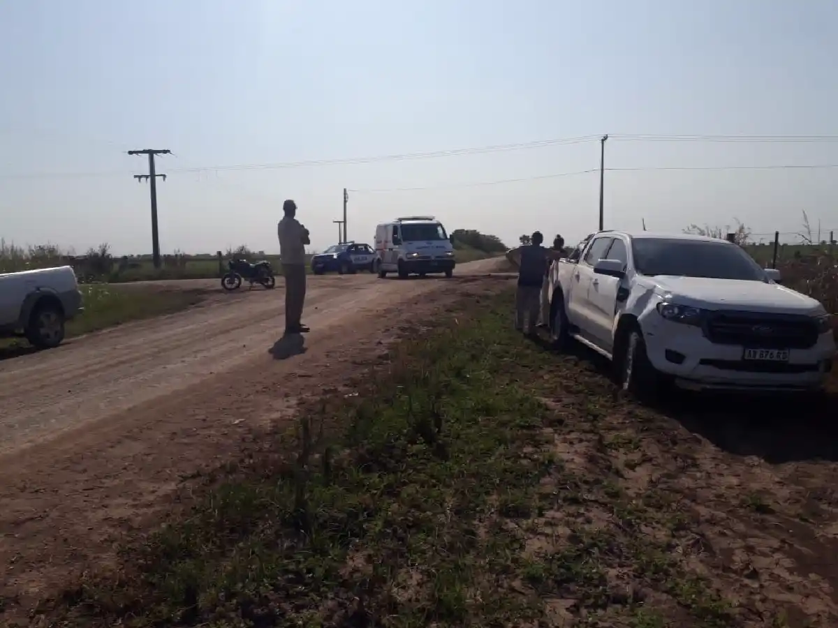 Brinkmann: Motociclista herido tras protagonizar accidente en zona rural 