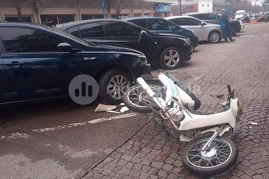 Una mala maniobra terminó con una mujer hospitalizada