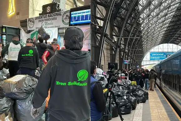 El Tren Solidario llegó a Zárate y Campana cargado de ayuda y emoción