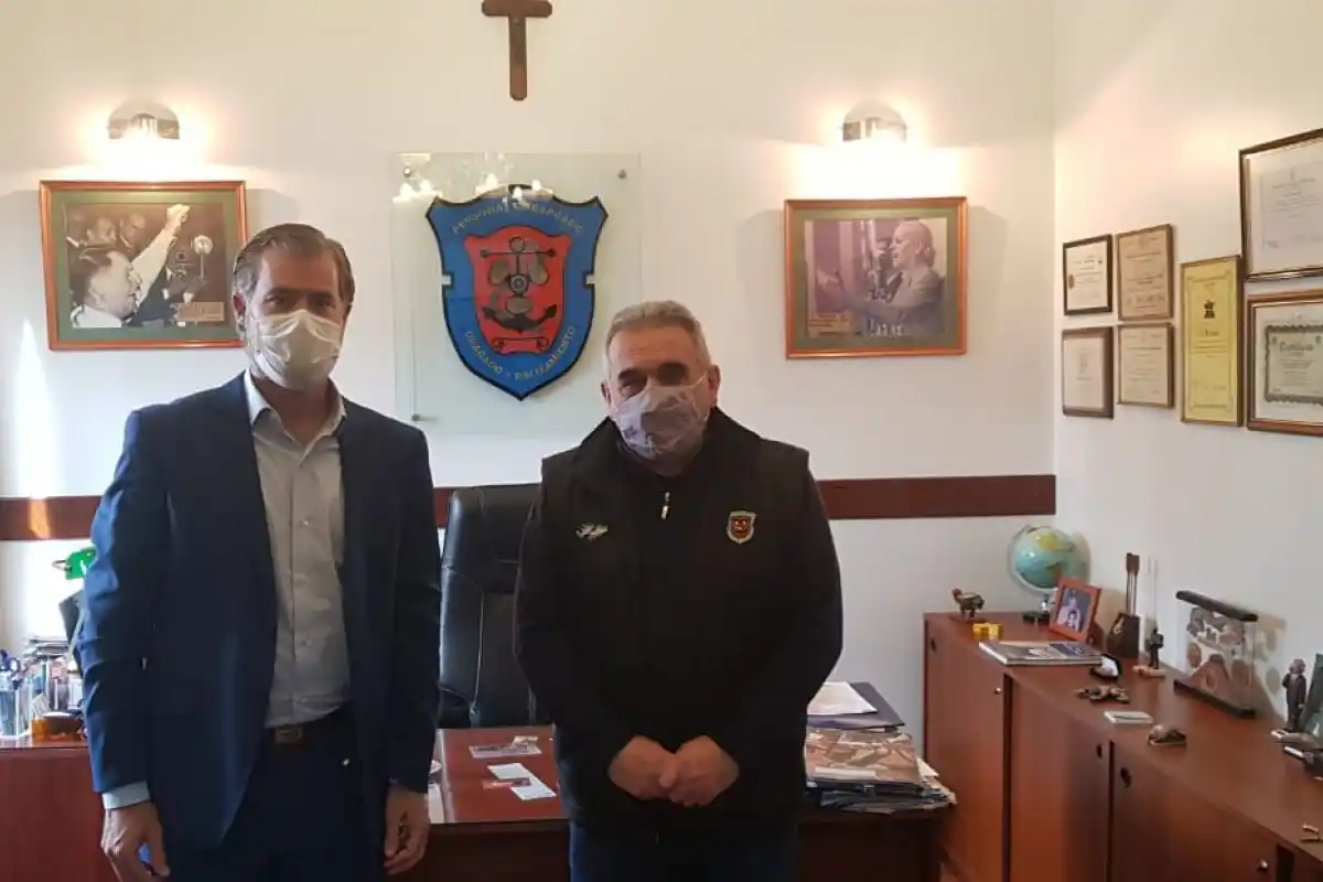 Piaggio se reunió con el titular del sindicato de balizado por la recuperación de la cuenca del Paraná