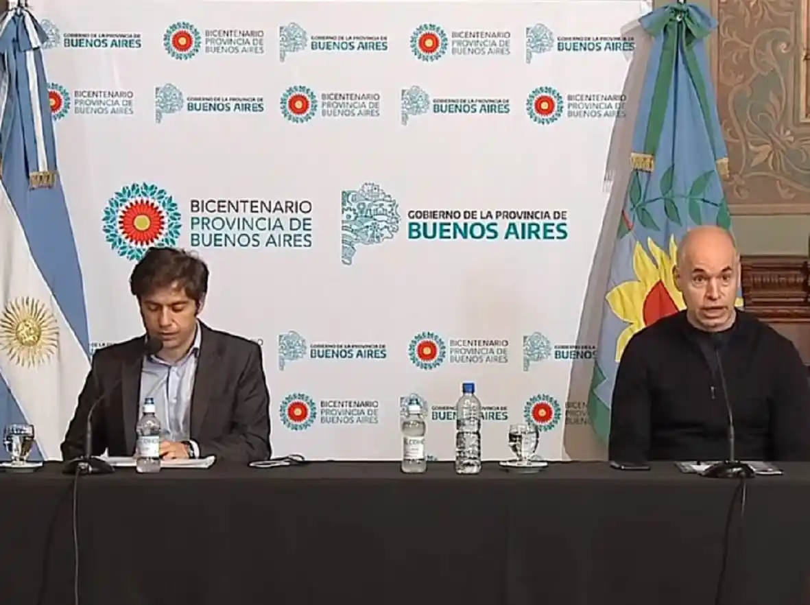 Kicillof y Larreta: "si es necesario se tomarán medidas más drásticas"