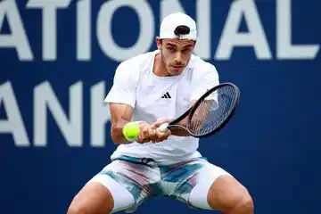 Cerundolo perdió por 6-4 y 6-3 con Dusan Lajovic.