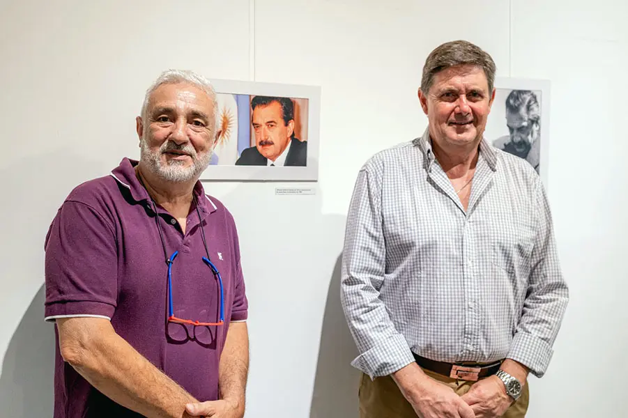Inauguraron la muestra de fotografías “Raúl Alfonsín”