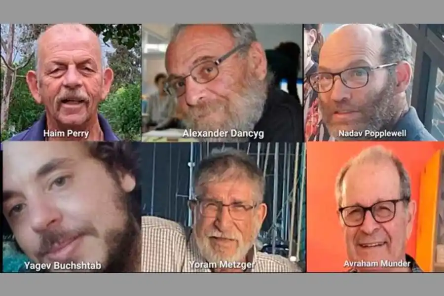 El ejército israelí recuperó los cadáveres de seis rehenes en una “compleja operación” nocturna en Gaza