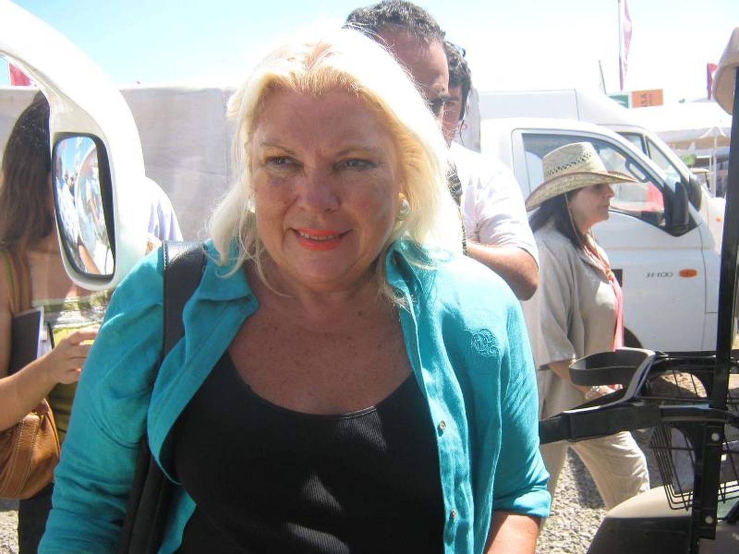 En La Matanza, Carrió cargó duro contra el Partido Justicialista