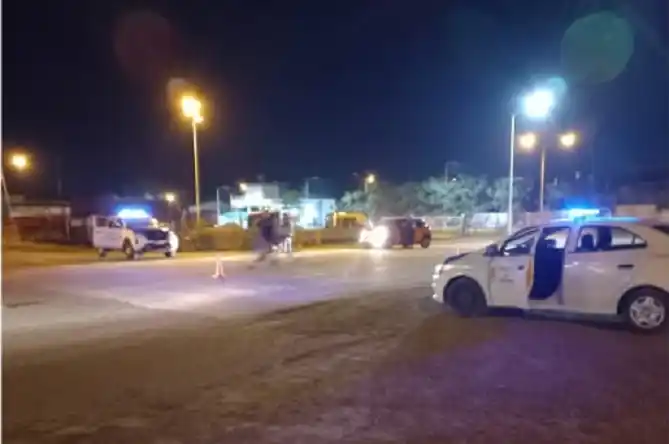 Se llevó a cabo un amplio operativo policial para garantizar la seguridad de los vecinos