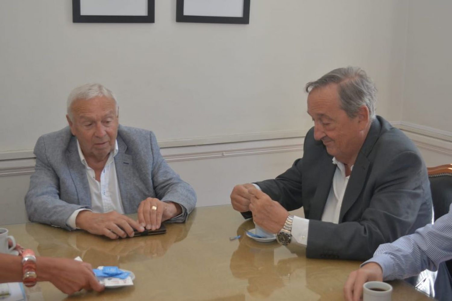 Lunghi y Tassara retomaron proyectos en el marco del Acuerdo del Bicentenario