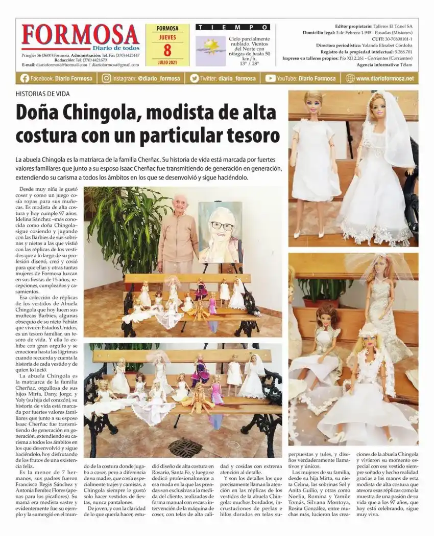 Tapa y Contratapa 8 de julio de 2021