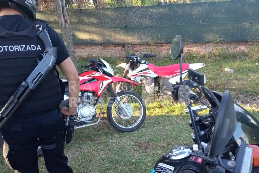 Un operativo de control en el sector de quintas terminó con seis motos retenidas