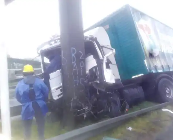 Un gran accidente, cortó el tránsito en la Ruta Nacional 14 