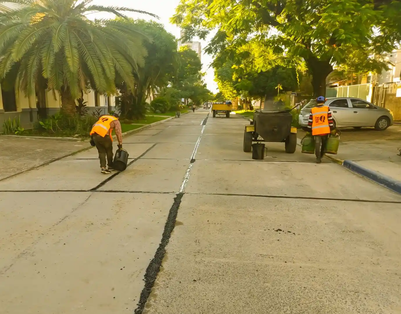 Despliegue municipal para la recuperación de la infraestructura vial