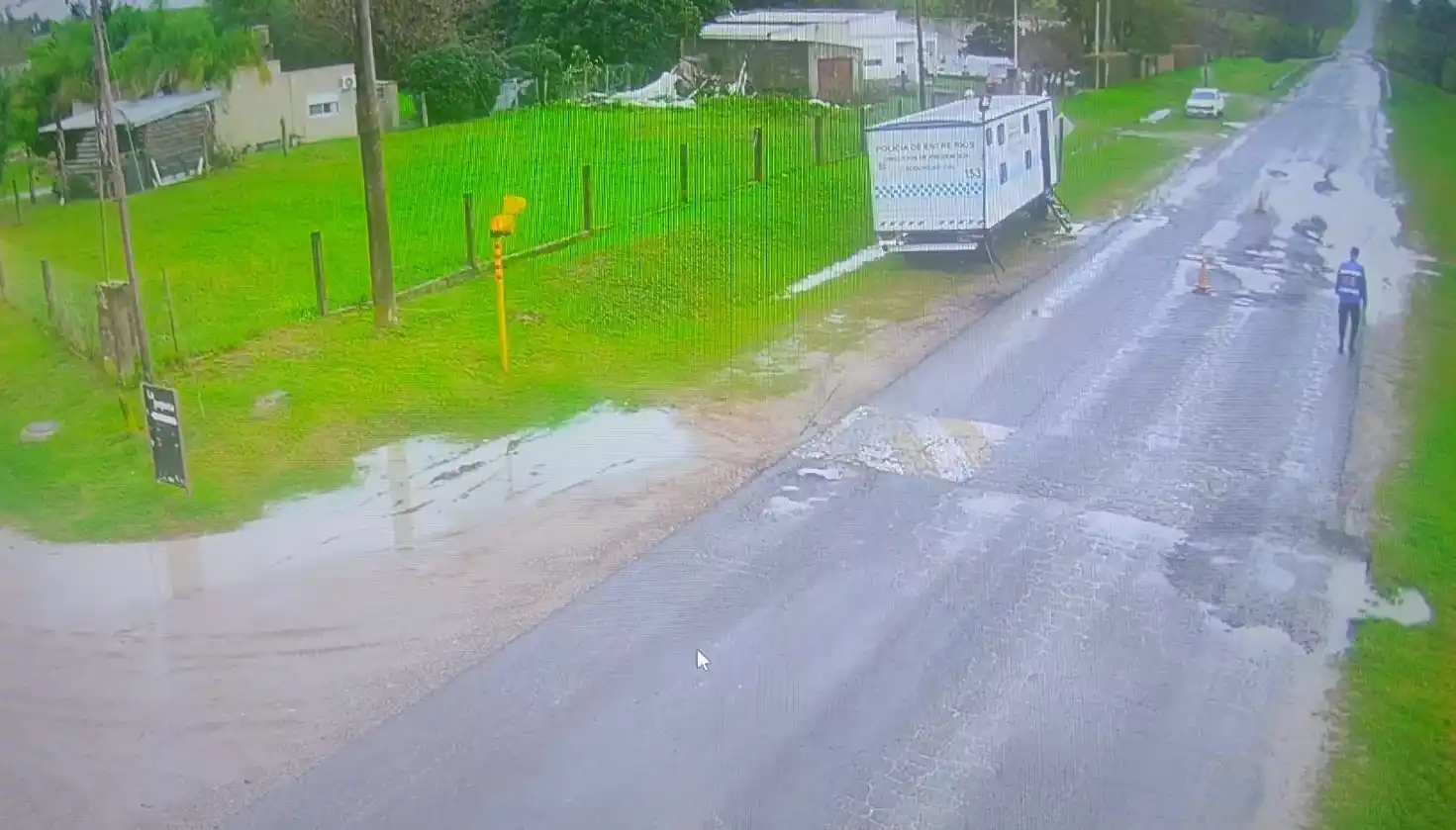 Instalaron puestos policiales en la ruta Crespo – Racedo