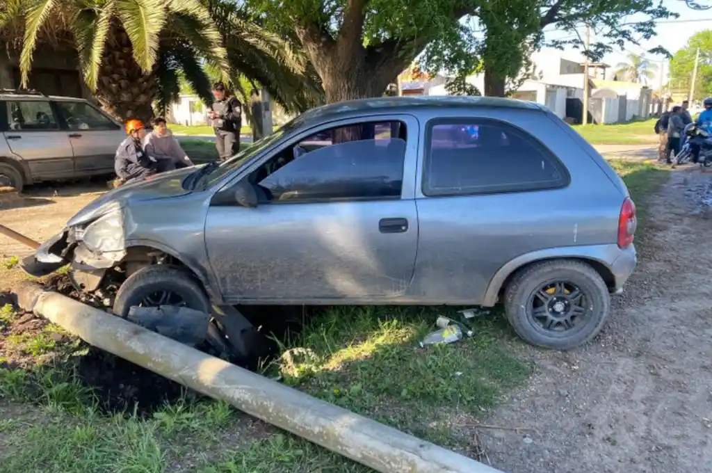 El auto sufrió daños de consideración.