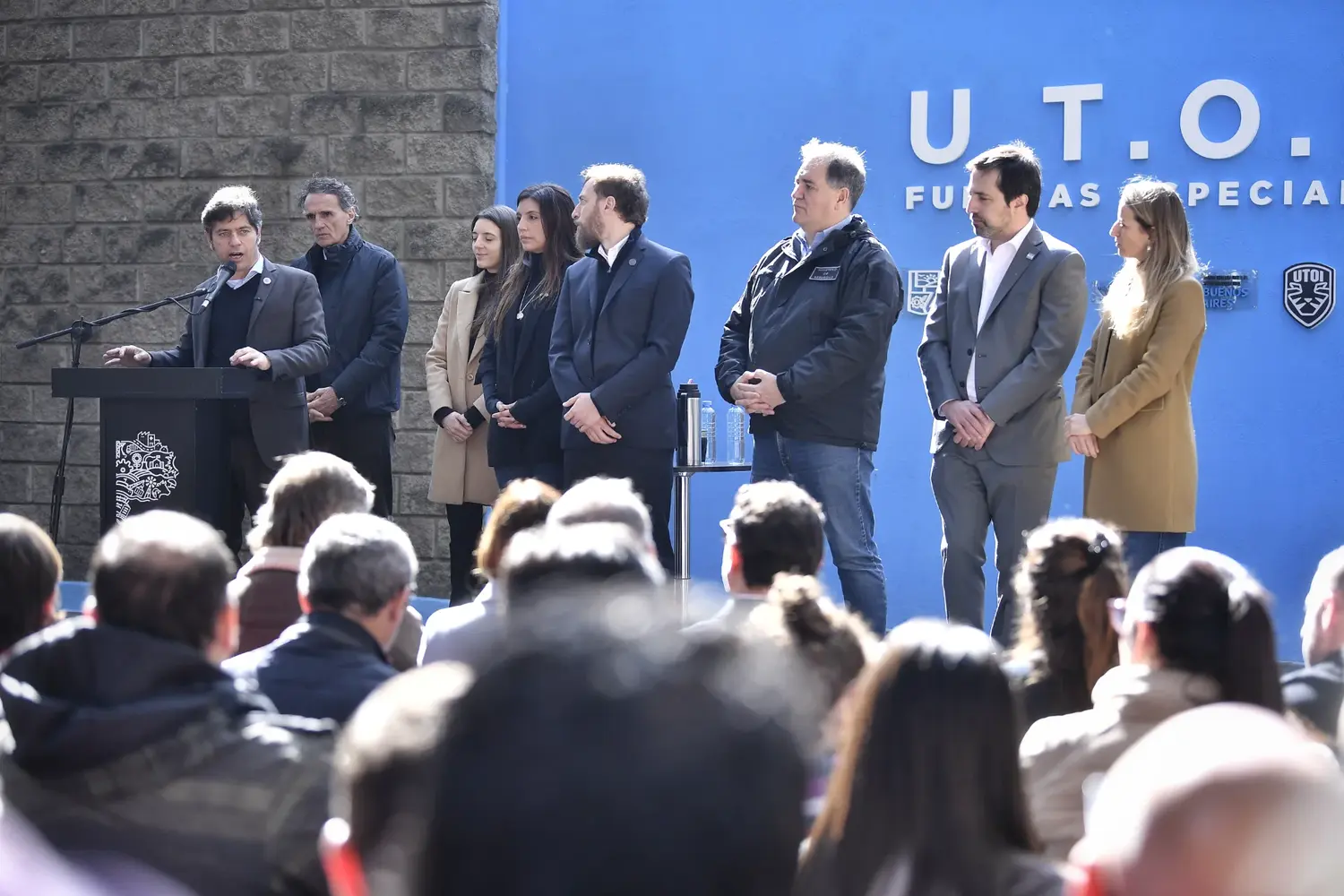 Kicillof llevó su agenda de seguridad al conurbano.