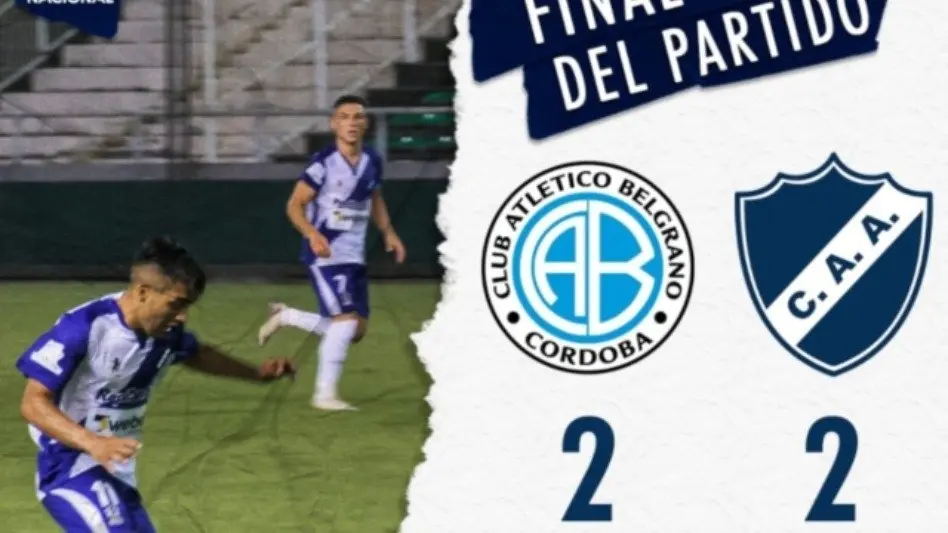 Alvarado empató en Córdoba y amargó a Belgrano