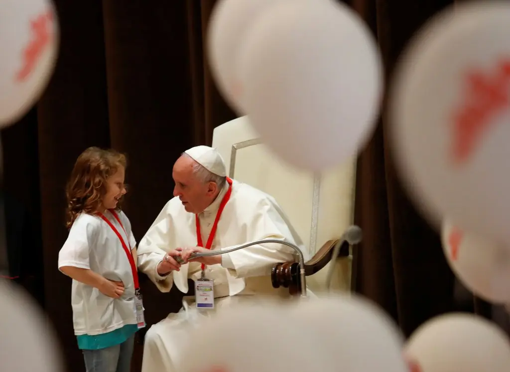 El Papa se reunió con 400 niños italianos de localidades afectadas por terremotos