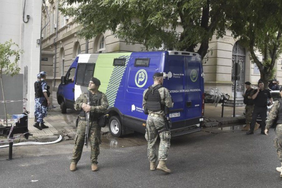 Los rugbiers acusados llegaron a los tribunales de Dolores para ser juzgados por el crimen de Fernando Báez Sosa