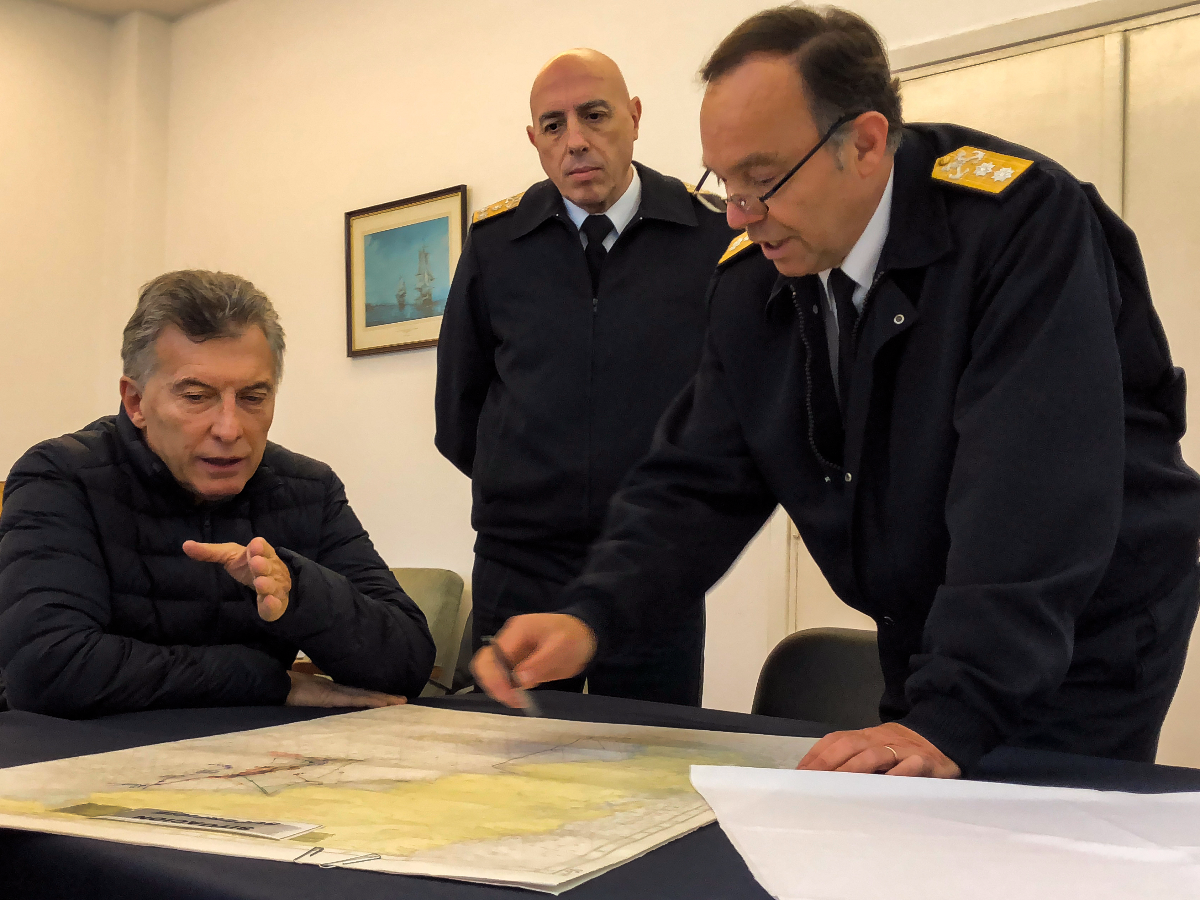 Macri visitó a los familiares de la tripulación del ARA San Juan 